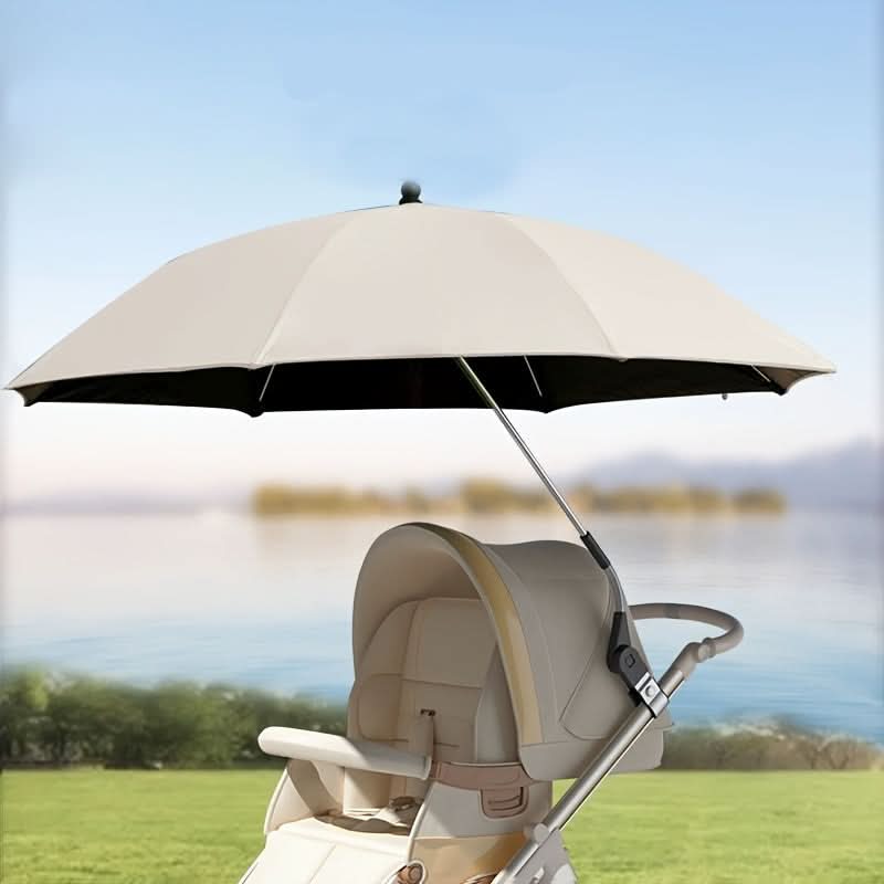 Stroller Umbrella | UV-Resistant Fabric | Bendable Clamp Arm | Kite