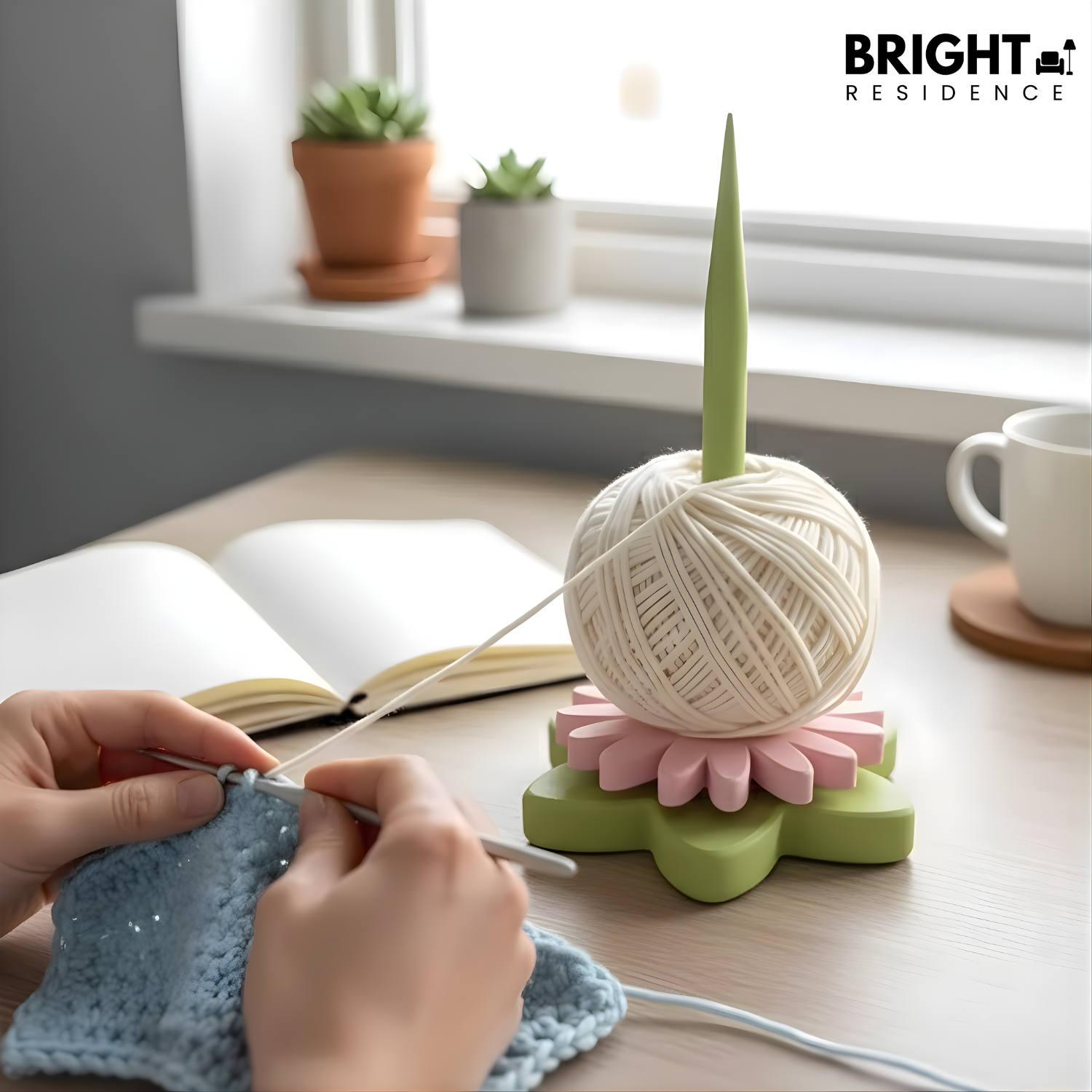 Yarn Winder | Makes Neat Yarn Cakes | Tool-Free Assembly | Eddy