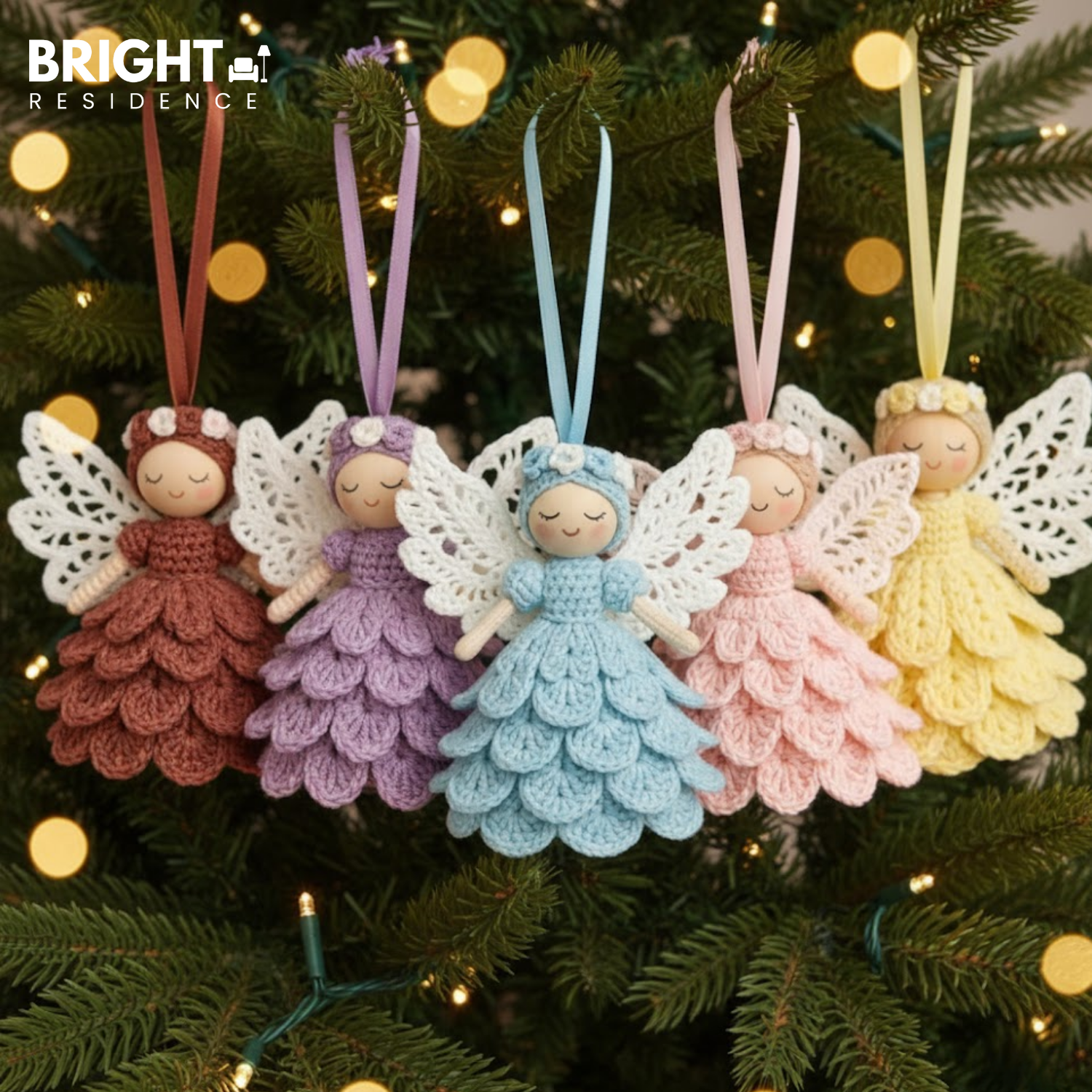 Crochet Kit | Makes a Keepsake Angel | Beginner Instructions | Dusk