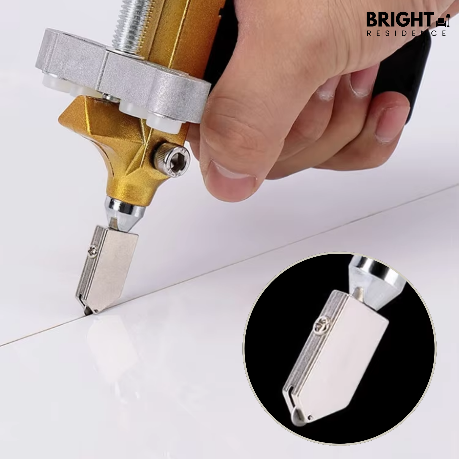 Tile Cutter | Cuts Tile Glass and Thin Metal | Ergonomic Grip | Ardent