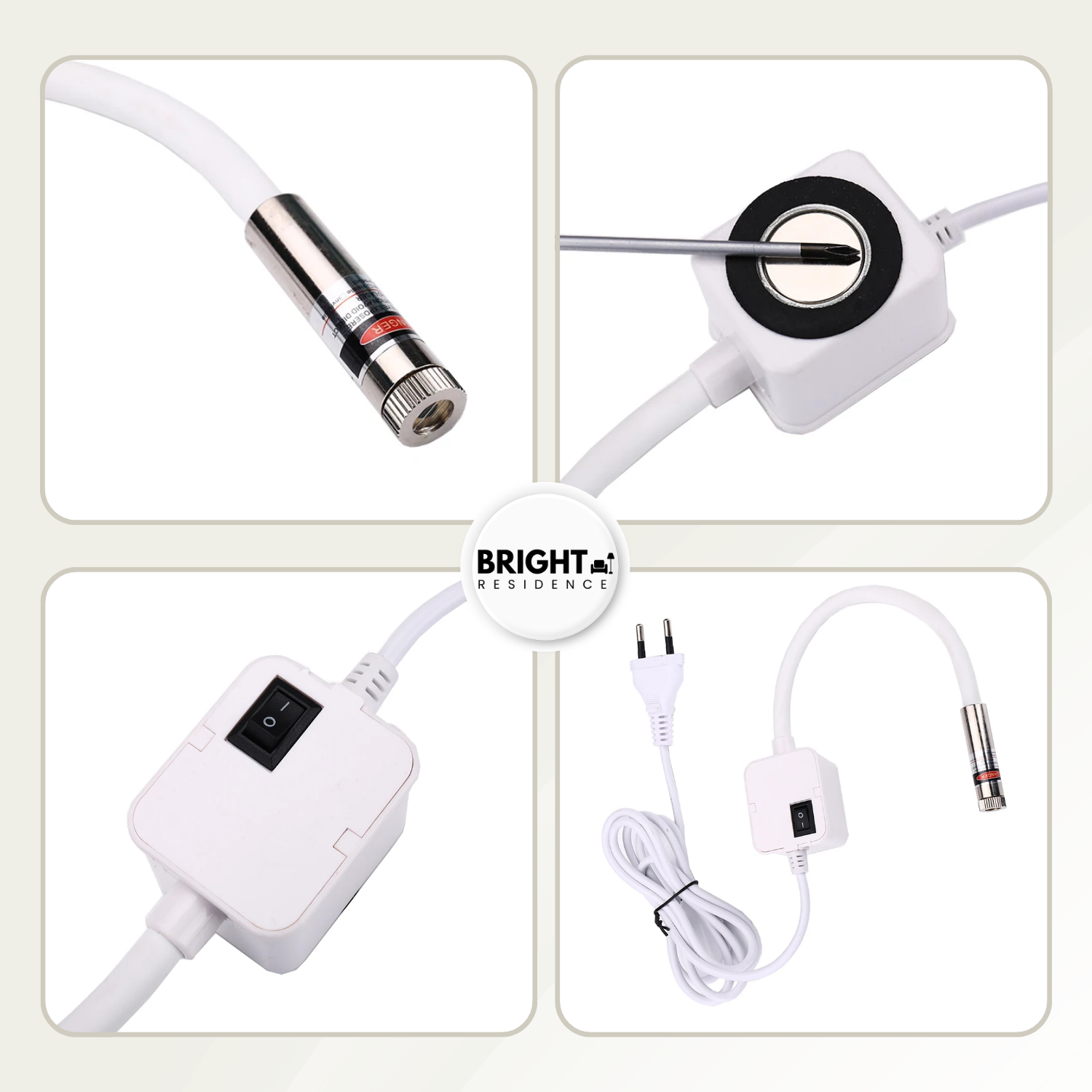 Sewing Machine Laser Guide | 360 Degree Flexible Neck | Magnetic Base | Dawn