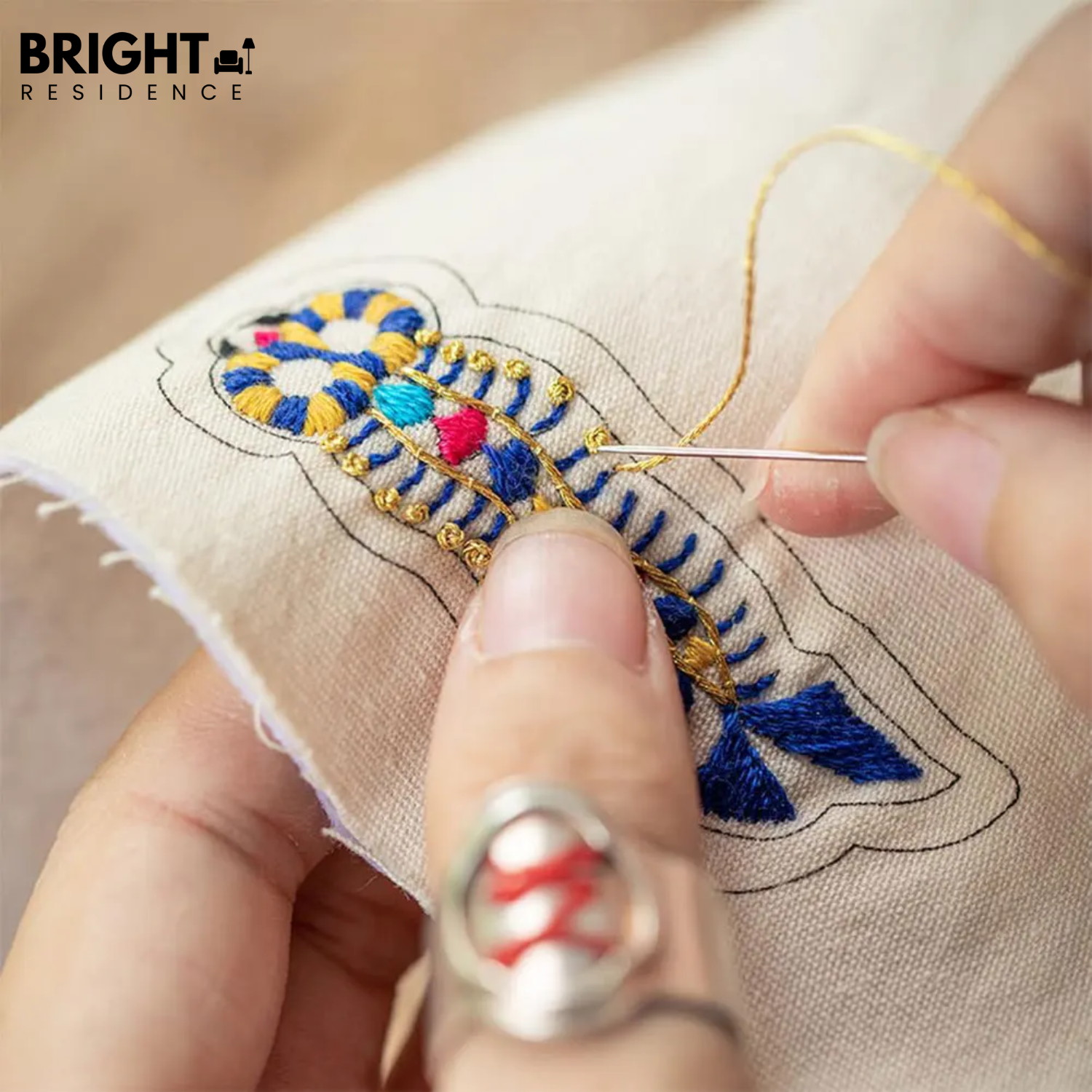 Embroidery Practice Book | 86 Stitches | Reusable Linen Pages | Fable