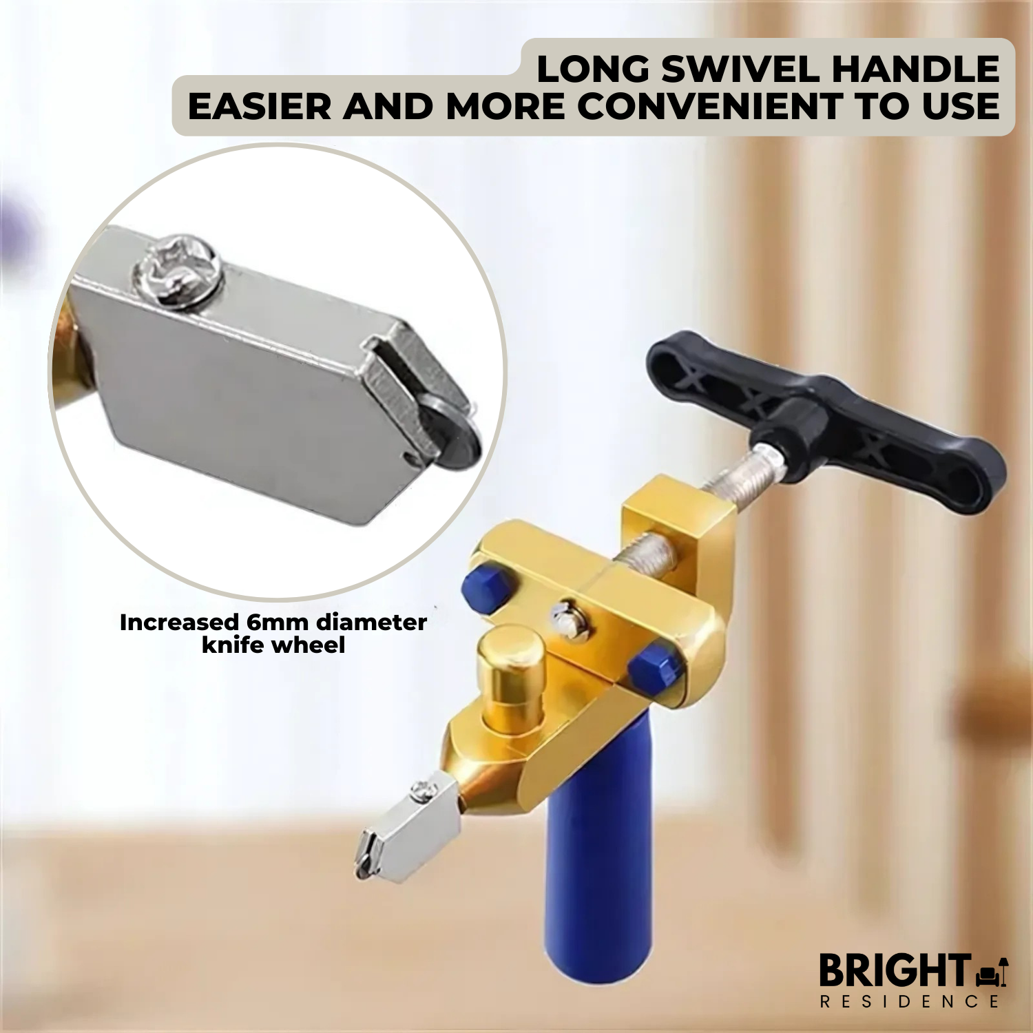 Tile Cutter | Cuts Tile Glass and Thin Metal | Ergonomic Grip | Ardent