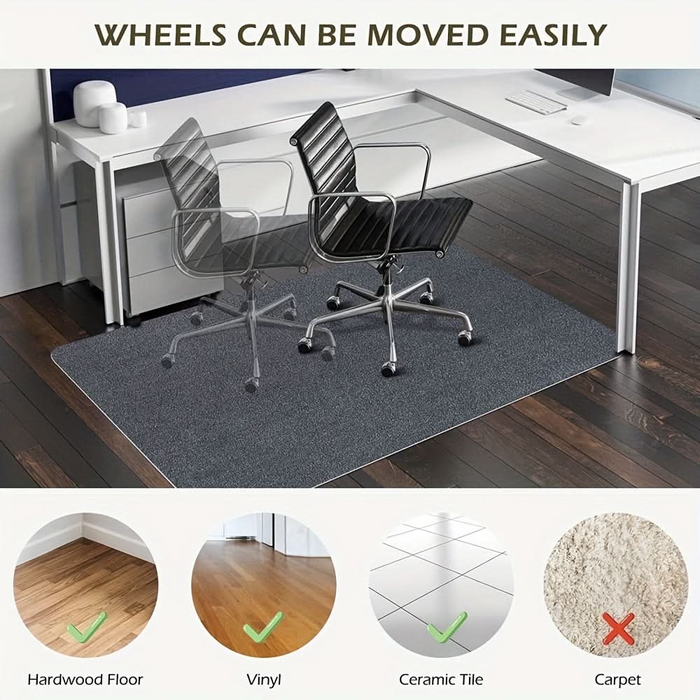 Chair Mat | Protects Hardwood Floors | 5 Colors, 2 Sizes | Jasper