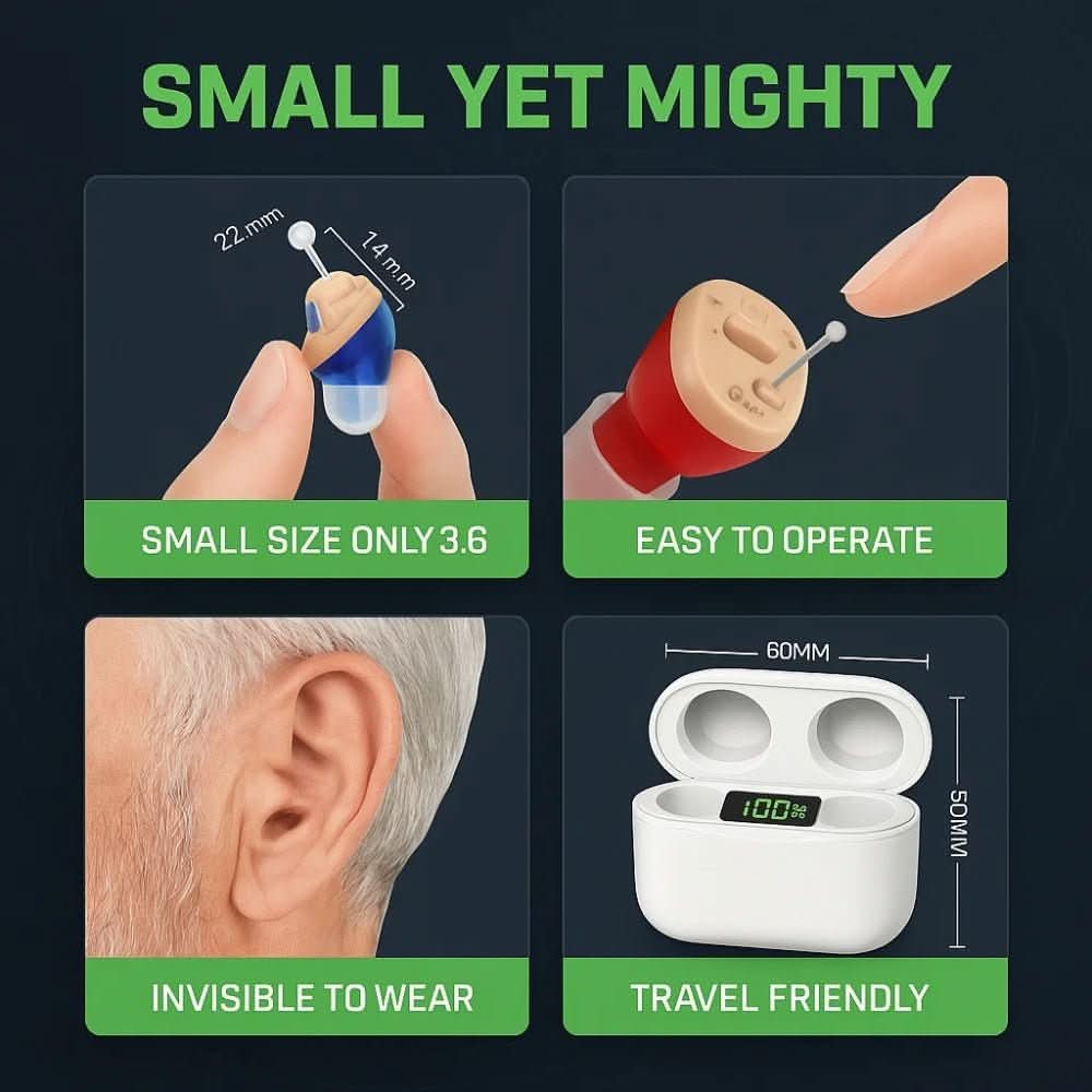Hearing Aids | Rechargeable Up to 3 Days | Discreet In-Ear | Mirth