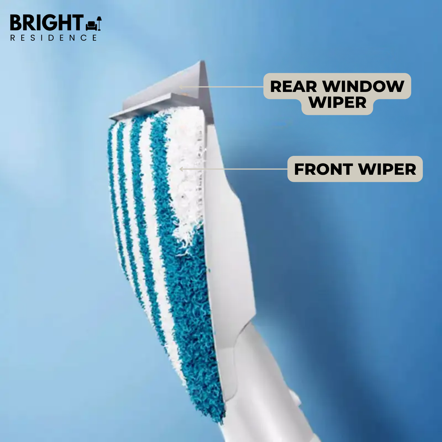 Window Squeegee | Reaches Up To 51 In | Built-In Sprayer | Crest