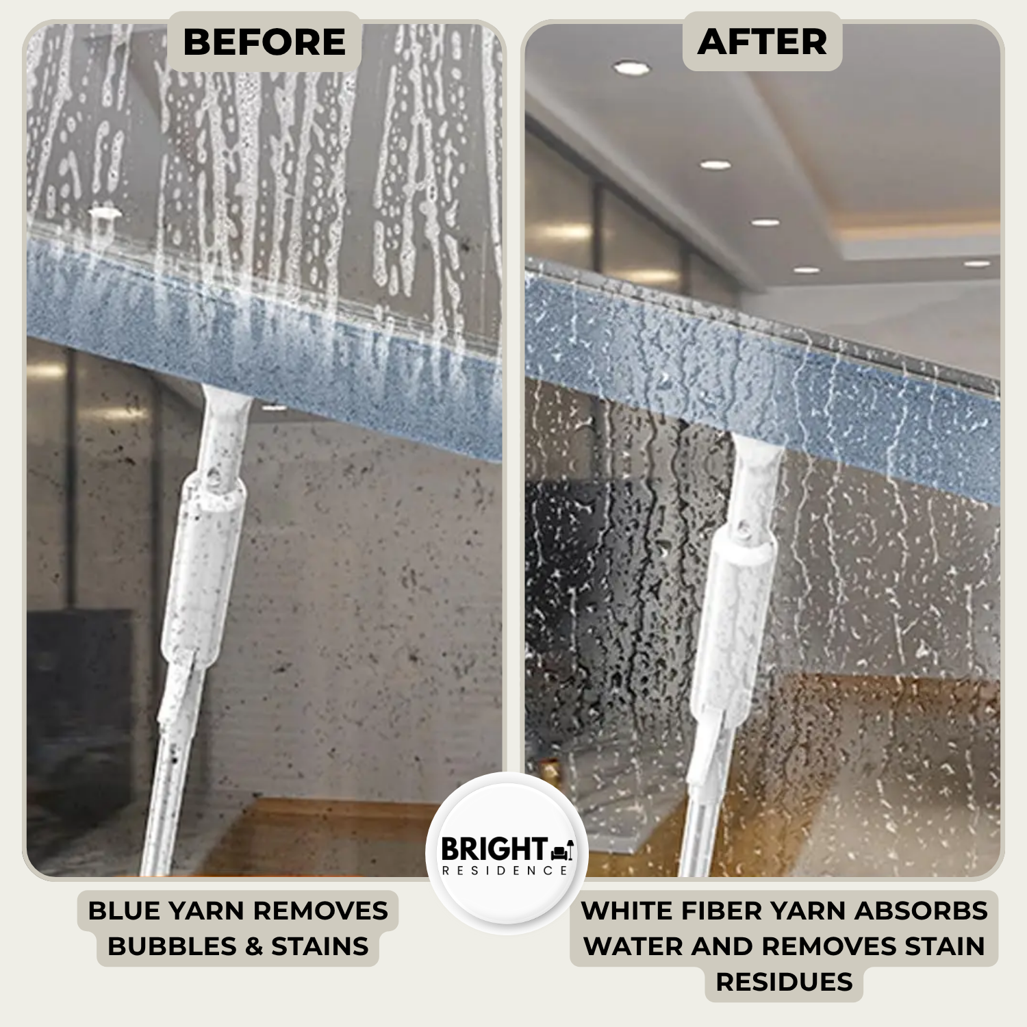 Window Squeegee | Reaches Up To 51 In | Built-In Sprayer | Crest