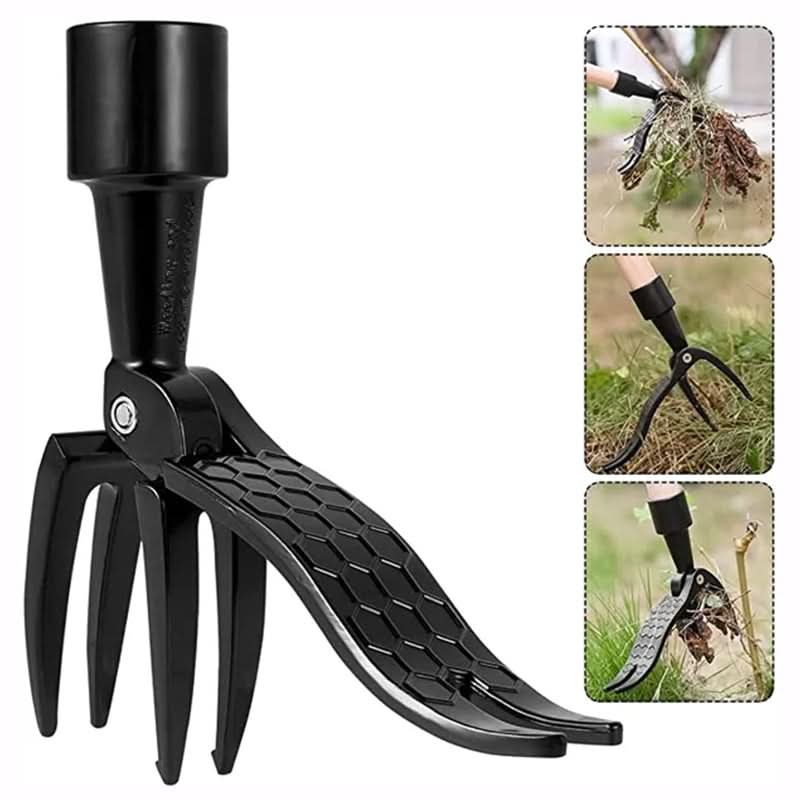Weed Puller | Stand-Up, No Bending | Stainless Steel Root Grip | Orchard