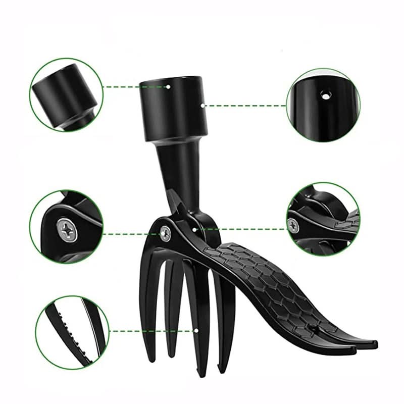 Weed Puller | Stand-Up, No Bending | Stainless Steel Root Grip | Orchard