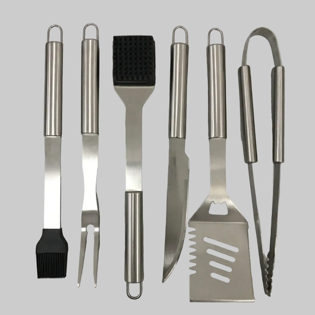 BBQ Tool Set | Stainless Steel | Includes Carry Case | Mesa