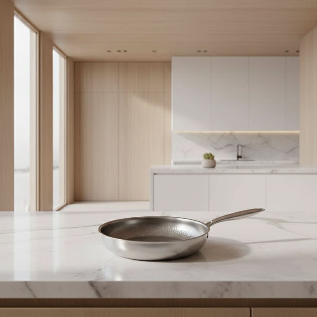 Frying Pan | Hammered Titanium Non-Stick | All Stovetops | Kindle