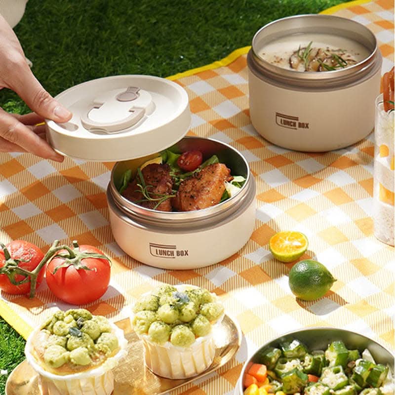 Lunch Box | Double-Walled Insulation | Leak-Proof 304 Steel | Nomad