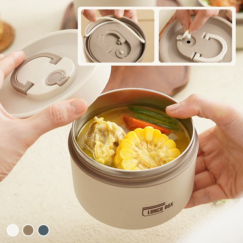 Lunch Box | Double-Walled Insulation | Leak-Proof 304 Steel | Nomad