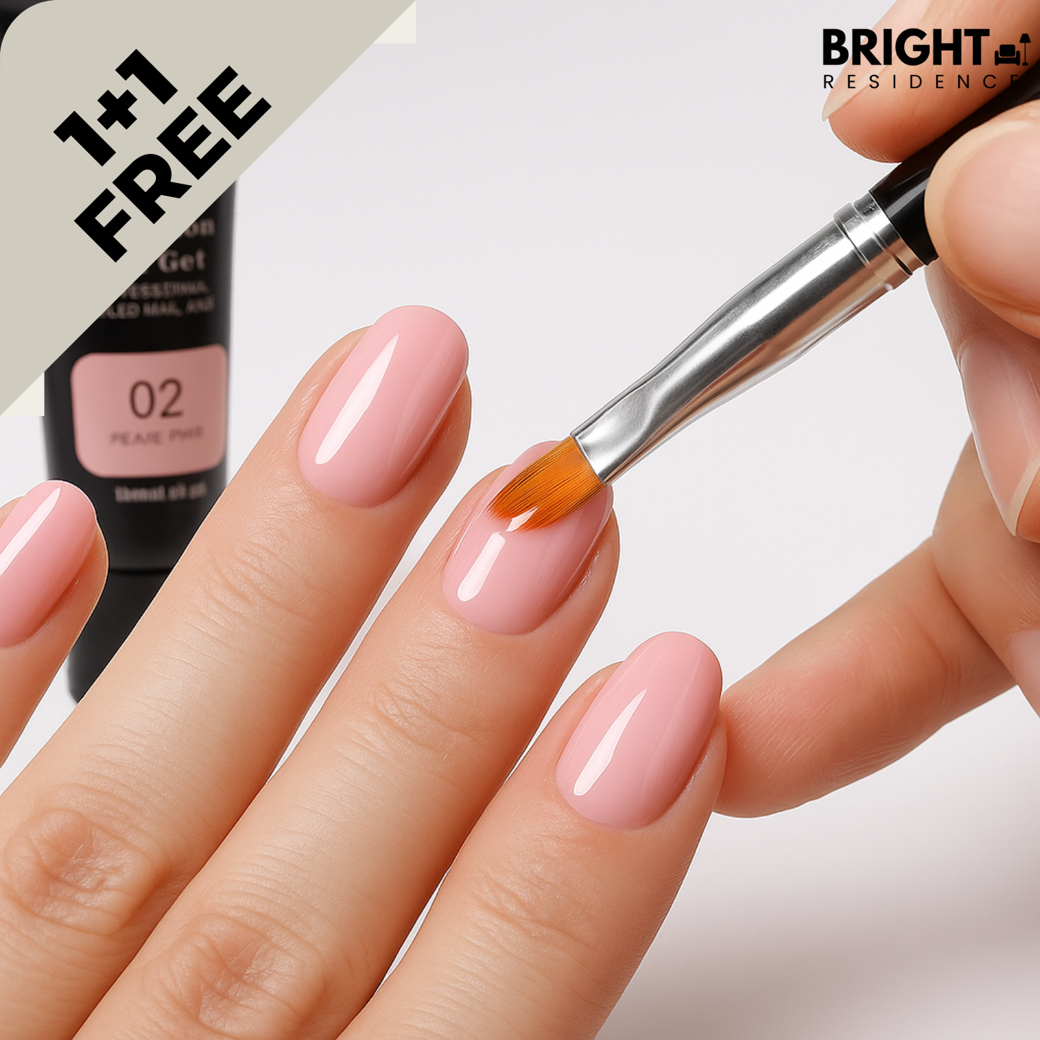 Nail Extension Kit | No UV Lamp Needed | Sets In 2 Minutes | Citrine