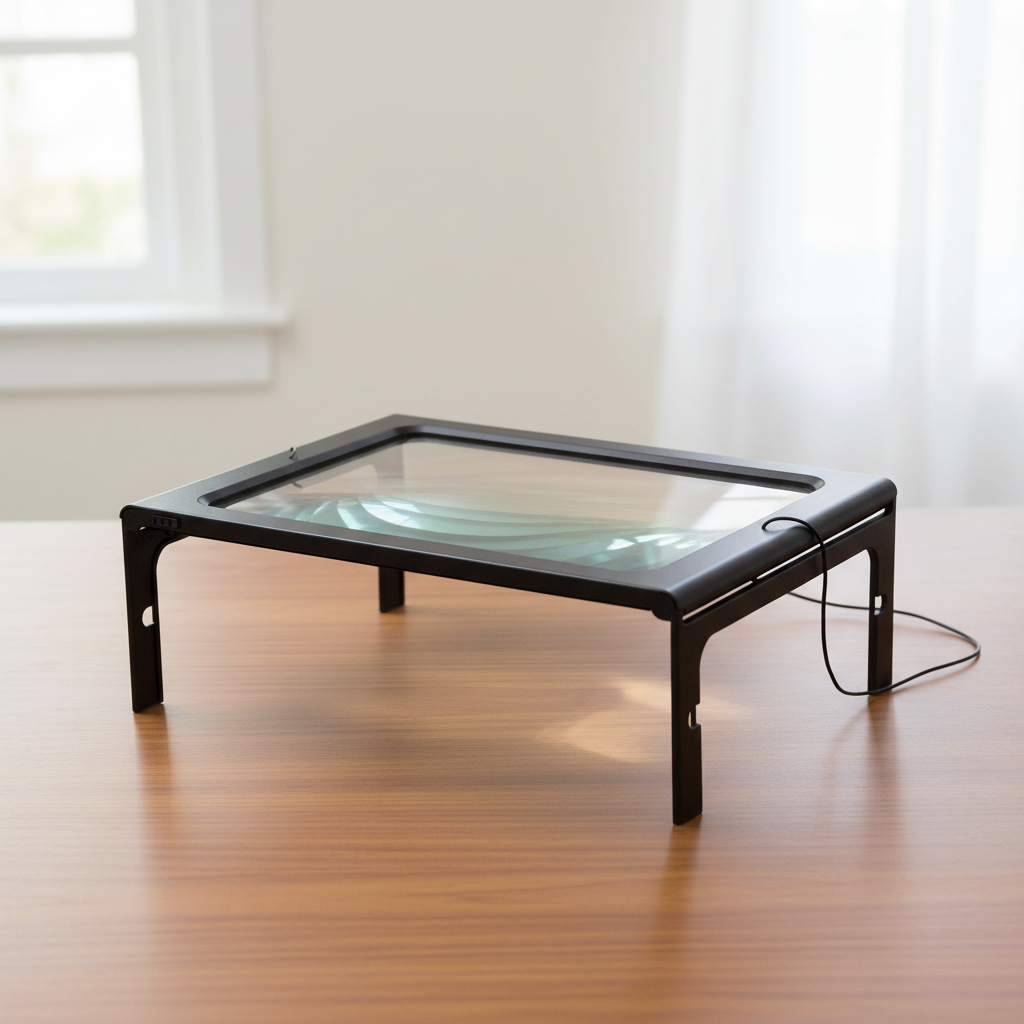 Lens Magnifier | 3x Optical Lens | 4 Built-In LED Lights | Hawk