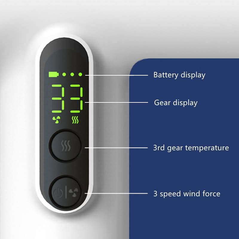 Cordless Hair Dryer | 30,000 RPM Motor | 3 Speed and Heat Settings | Gale