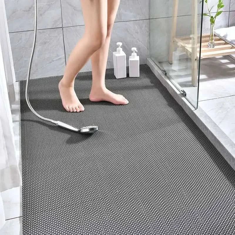 Floor Mat | Waterproof PVC | Non-Slip Backing, Easy Clean | Pumice