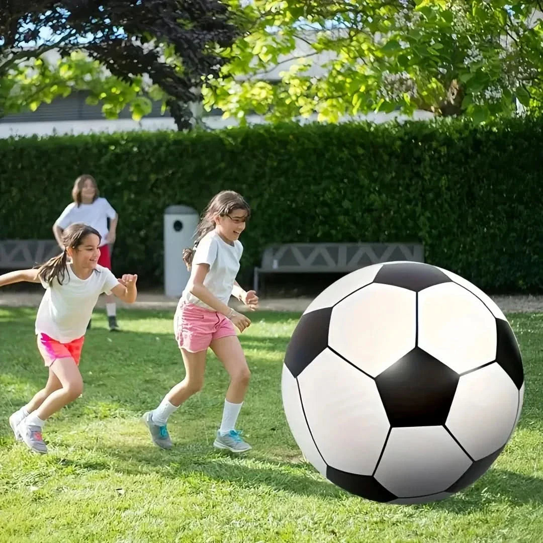 Inflatable Soccer Ball | Five Sizes | Durable PVC Outdoor Play | Rally