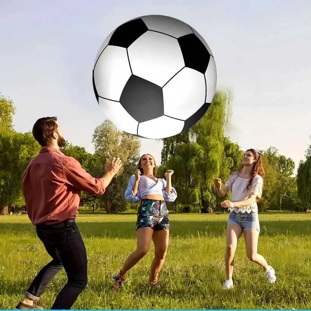 Inflatable Soccer Ball | Five Sizes | Durable PVC Outdoor Play | Rally