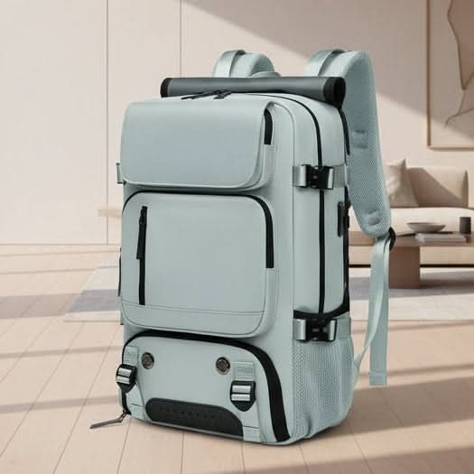 Travel Backpack | Water-Resistant | USB Charging Port | Fleet