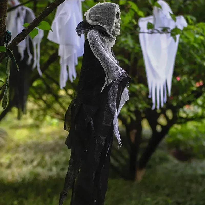 Hanging Halloween Decoration | 3 Ghost Styles | Weather Resistant Cloth | Tidal