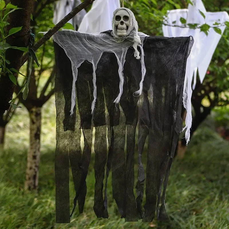 Hanging Halloween Decoration | 3 Ghost Styles | Weather Resistant Cloth | Tidal