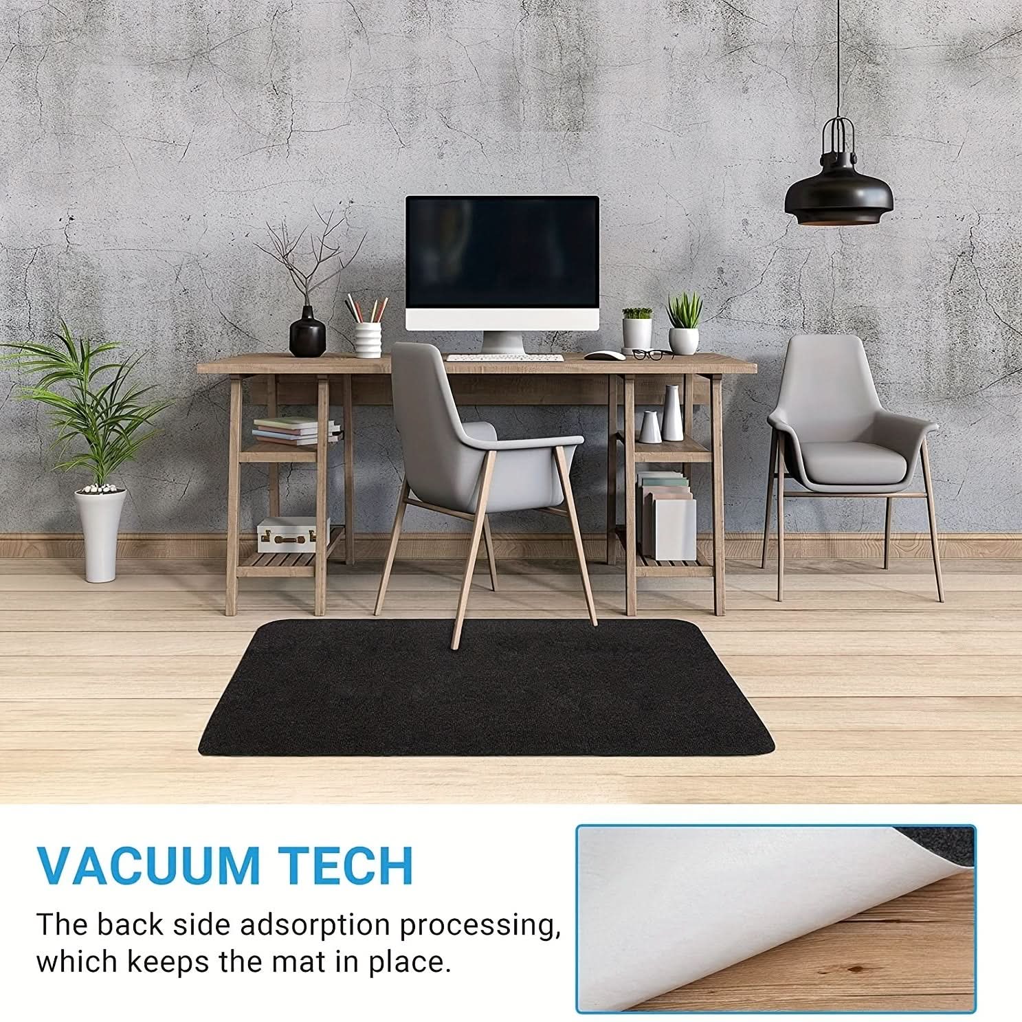 Chair Mat | Protects Hardwood Floors | 5 Colors, 2 Sizes | Jasper