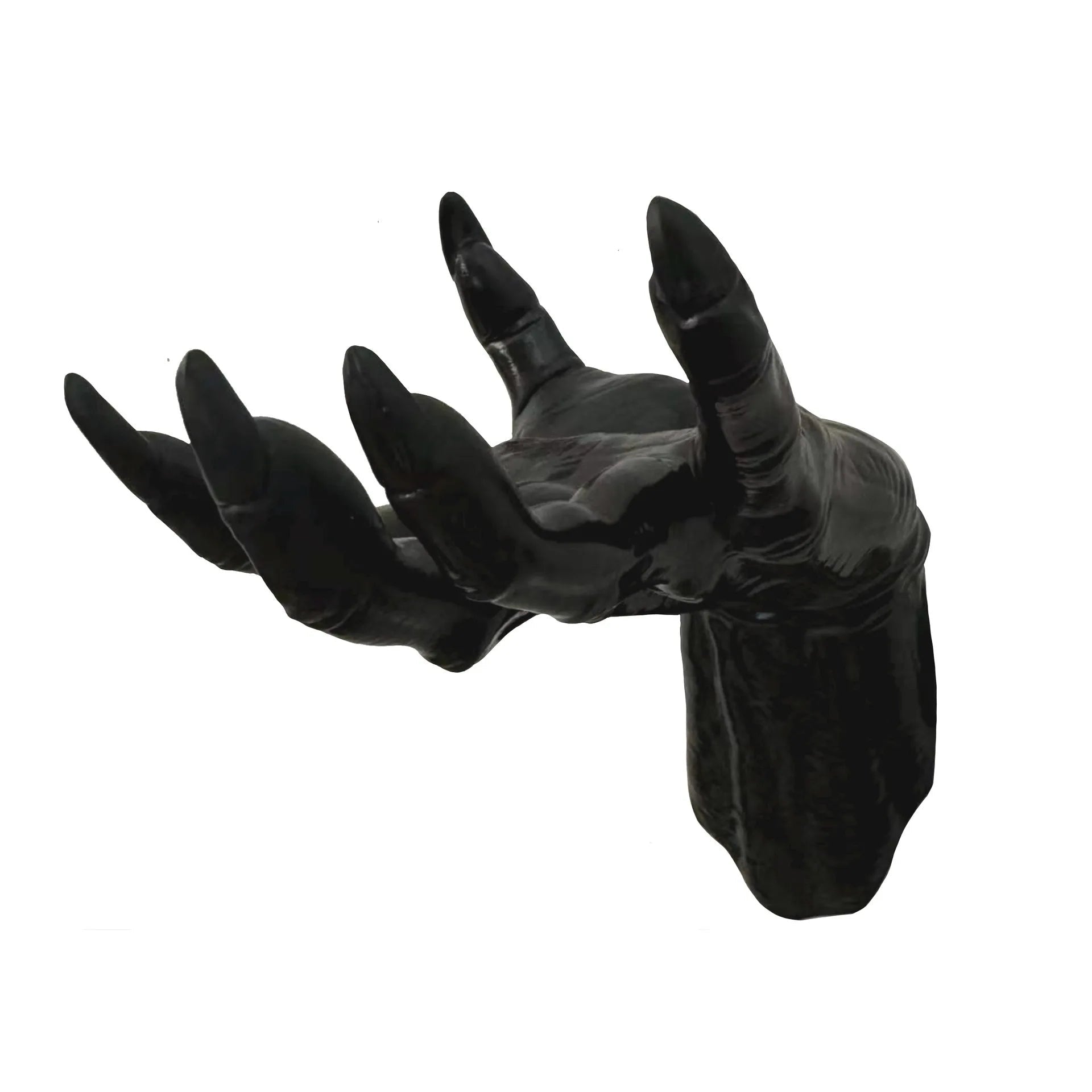 Halloween Wall Prop | Life Size Resin Hand | Screw or Tape Mount | Umber