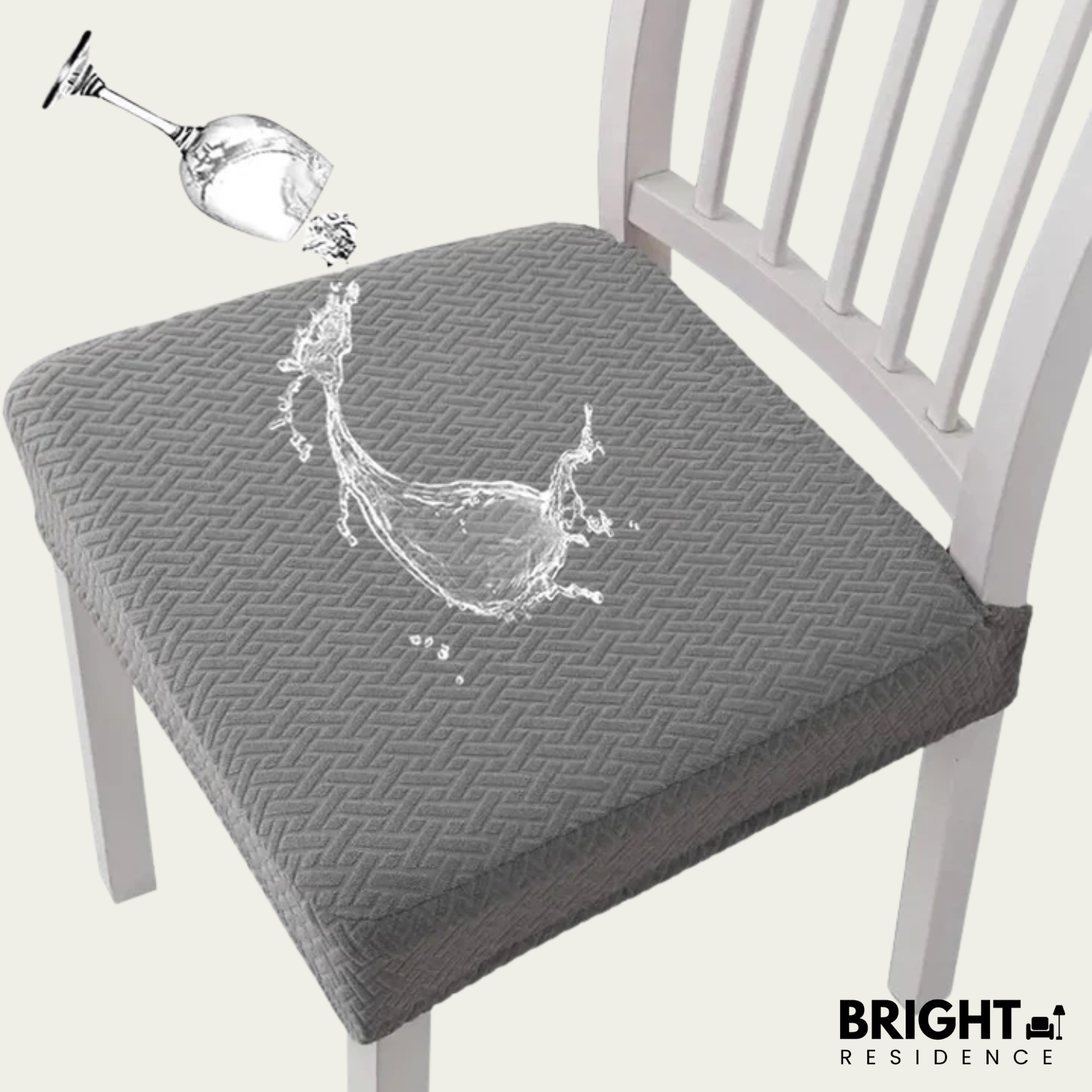 Chair Cover | Waterproof Stretch Fit | Machine Washable | Elm