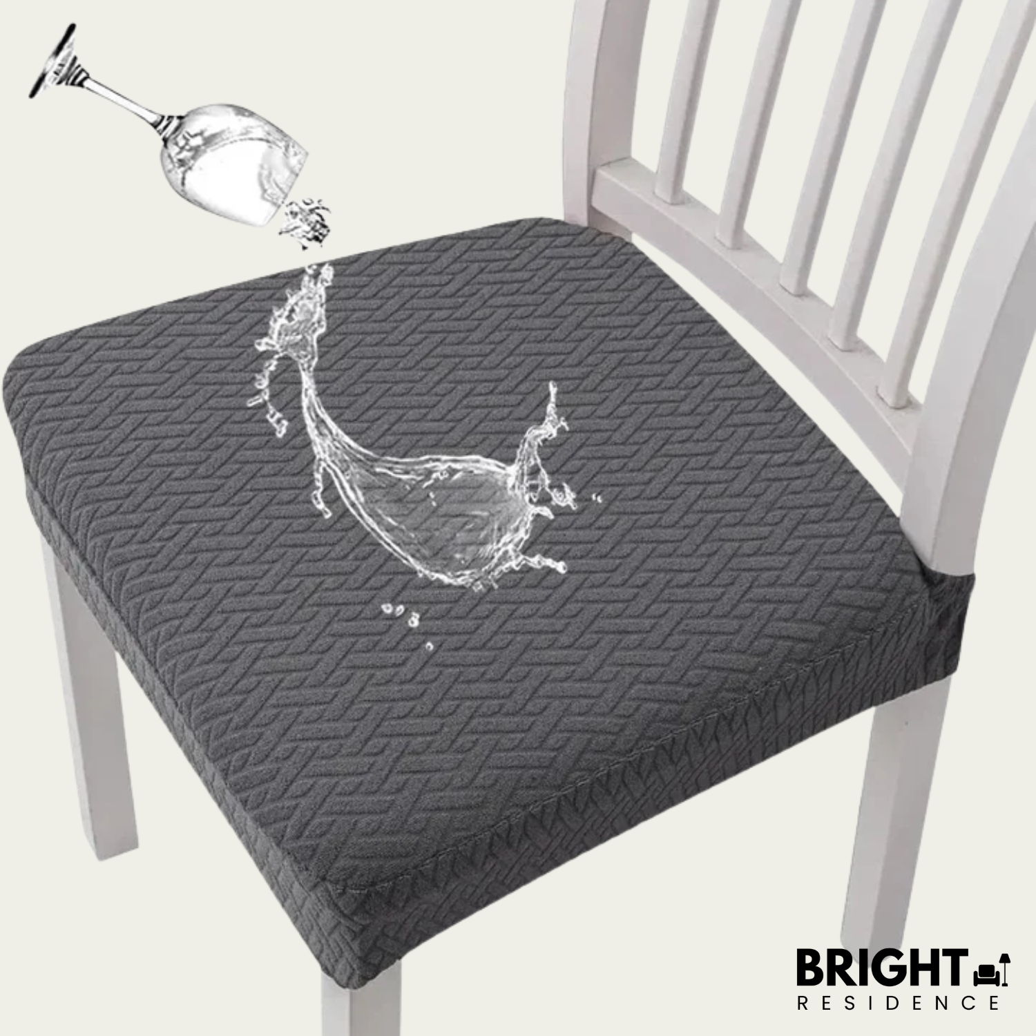 Chair Cover | Waterproof Stretch Fit | Machine Washable | Elm