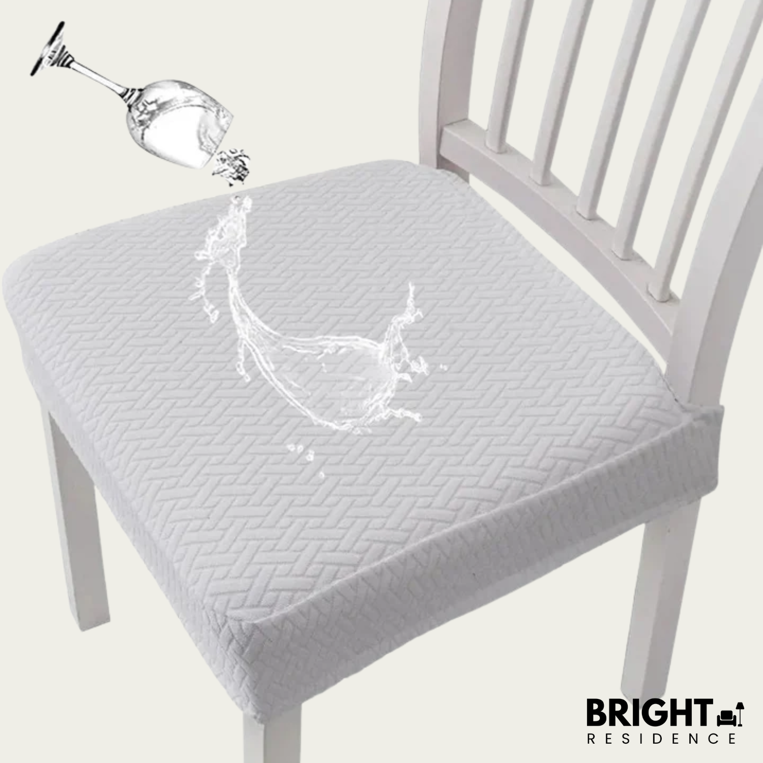 Chair Cover | Waterproof Stretch Fit | Machine Washable | Elm