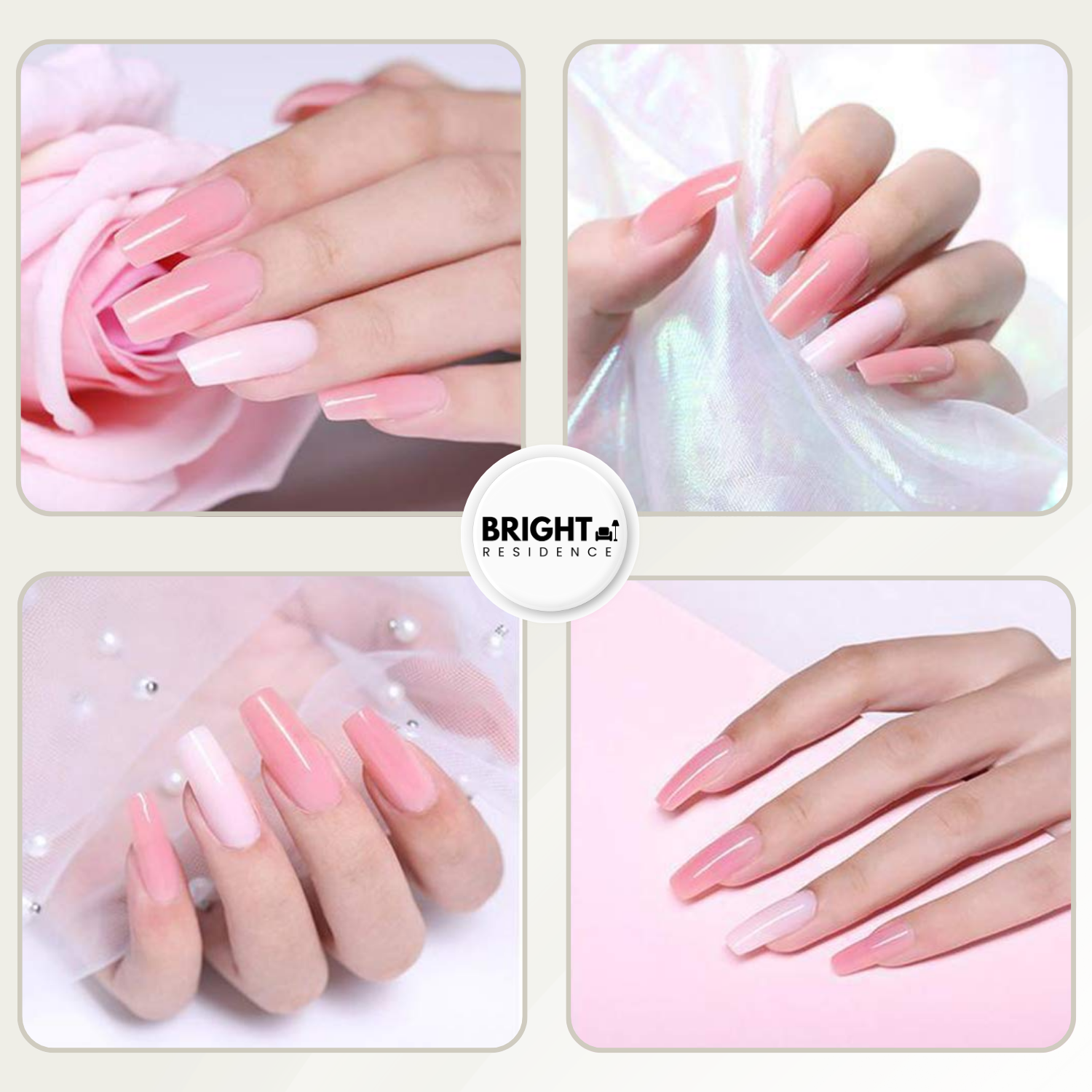 Nail Extension Kit | No UV Lamp Needed | Sets In 2 Minutes | Citrine