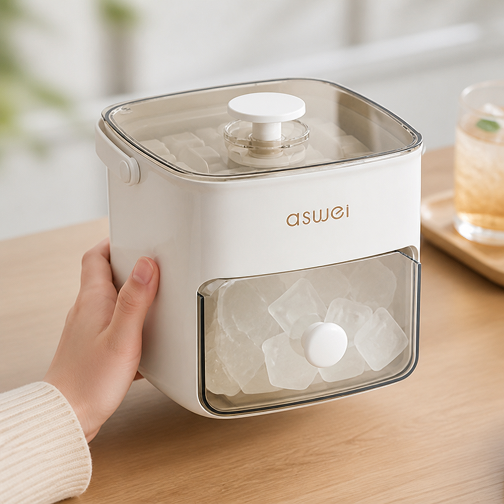 Fast Compact & Quiet Countertop Ice Maker