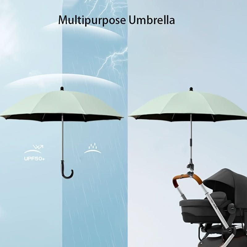 Stroller Umbrella | UV-Resistant Fabric | Bendable Clamp Arm | Kite