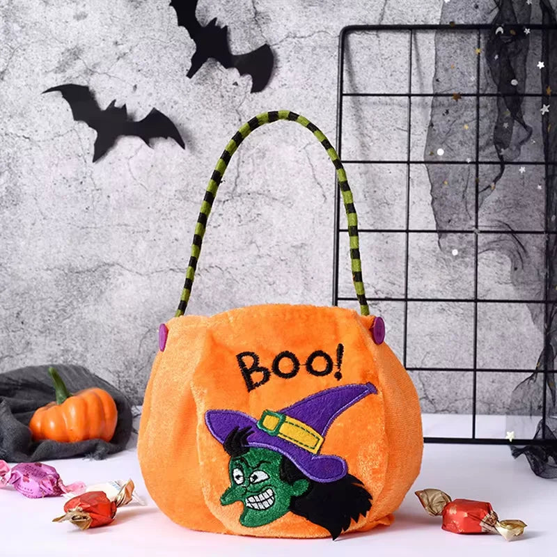 Kids Trick-or-Treat Bag | Adjustable Strap | Brushed Cloth, 4 Colors | Wren