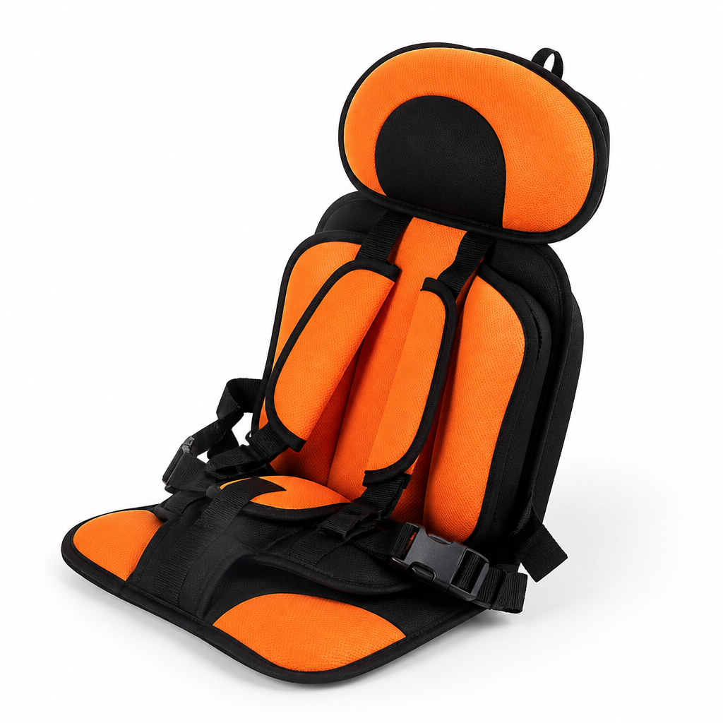 Five-Point Harness Foldable Child Travel Seat (Removable & Washable Cover)