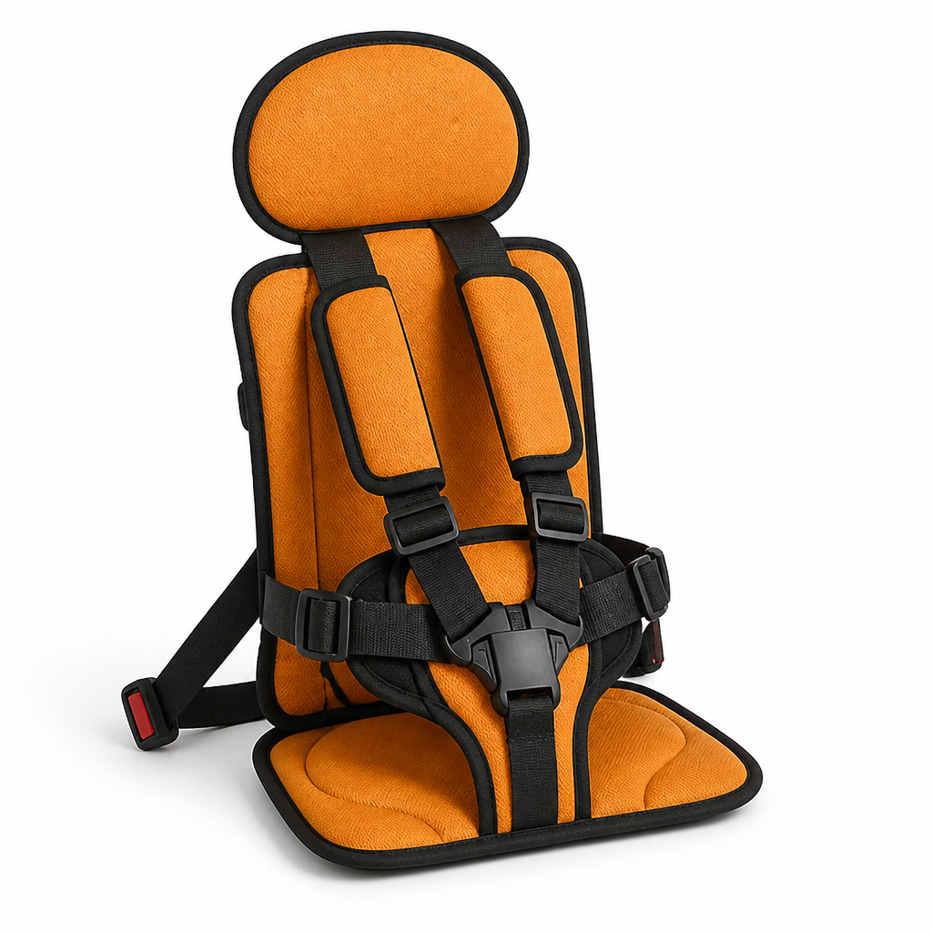 Five-Point Harness Foldable Child Travel Seat (Removable & Washable Cover)