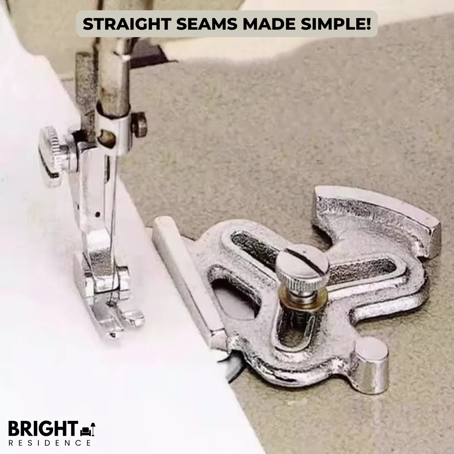 Sewing Seam Guide | Straight and Curved Seams | Fits All Machines | Aurora