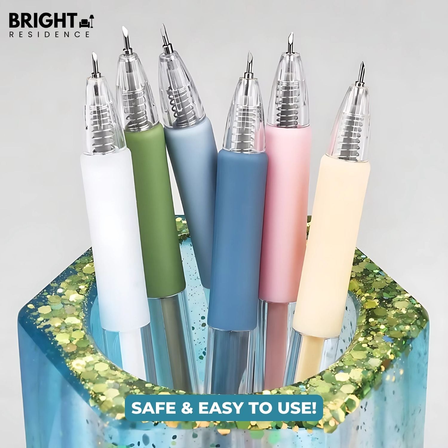 Craft Cutting Pen | 360 Degree Rotating Blade | Stainless Steel Tip | Arrow