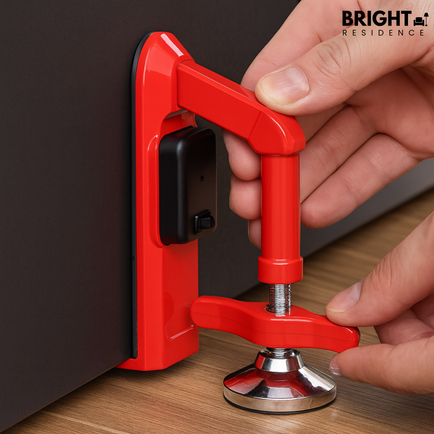 Door Stop Alarm | 80 dB Siren | No Tools or Drilling Needed | Falcon