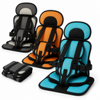 Five-Point Harness Foldable Child Travel Seat (Removable & Washable Cover)