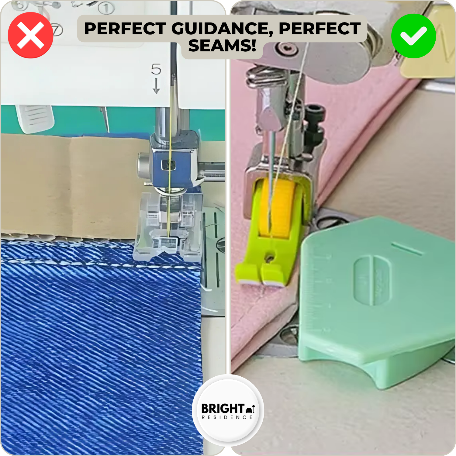 Magnetic Seam Guide | Strong Magnetic Hold | Integrated Measuring Scale | Alder
