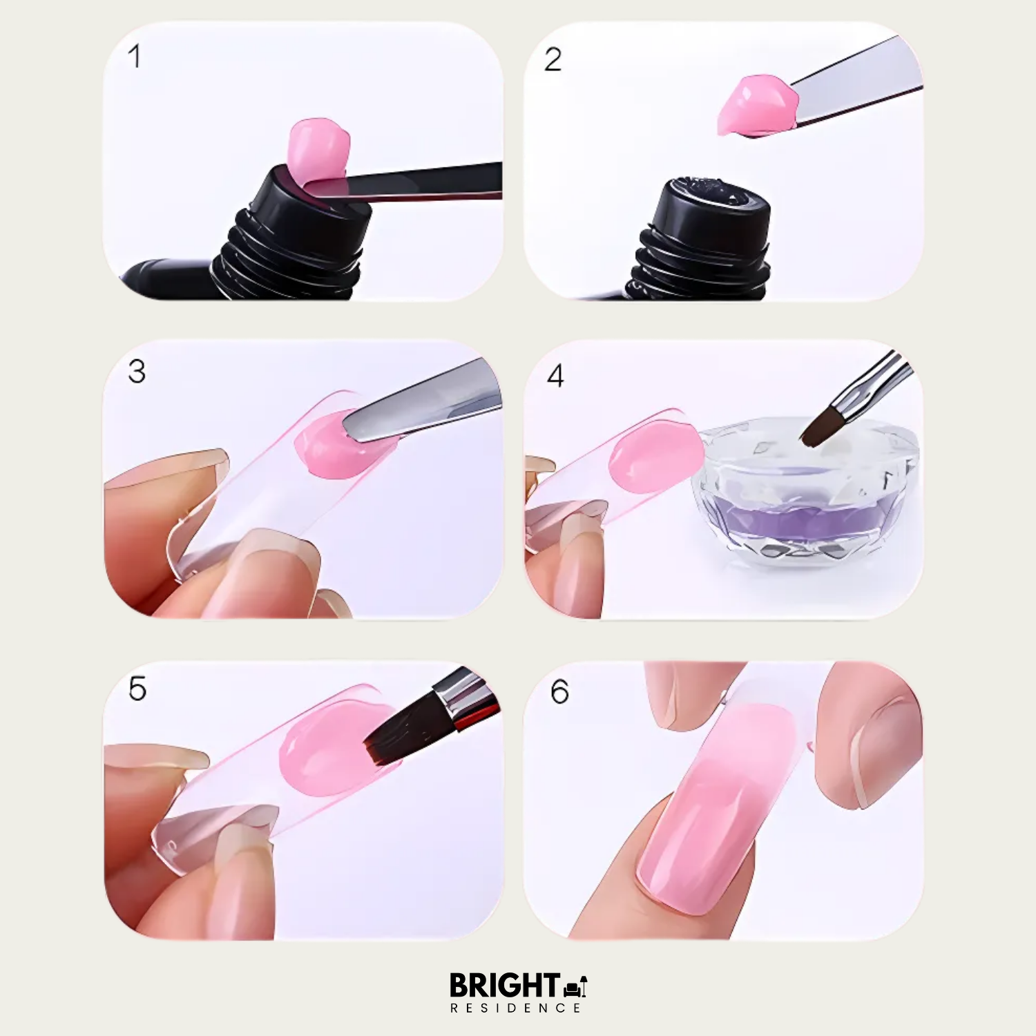 Nail Extension Kit | No UV Lamp Needed | Sets In 2 Minutes | Citrine