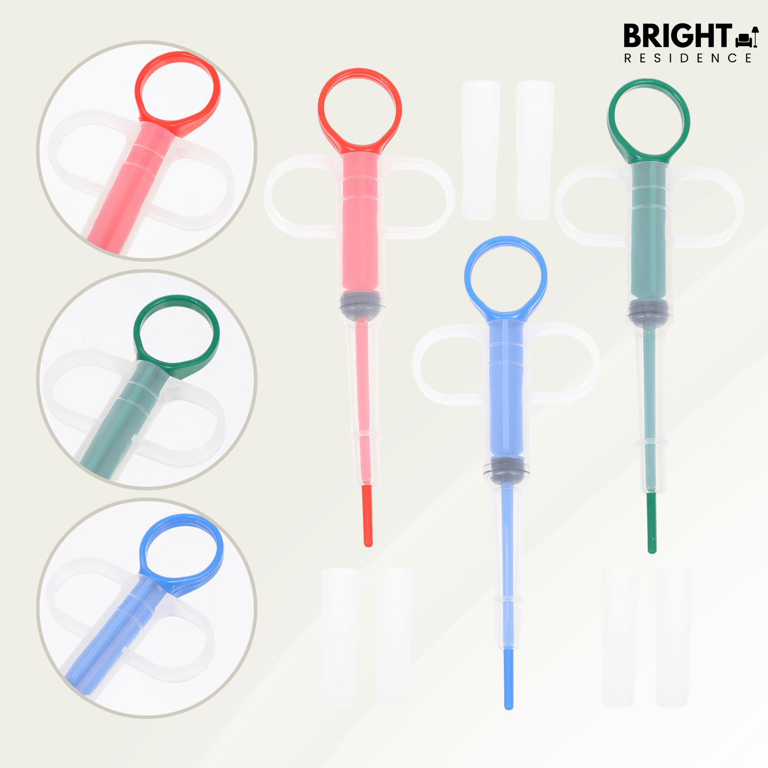 Pet Pill Dispenser | Soft Silicone Tip | For Pills, Capsules and Liquids | Fern