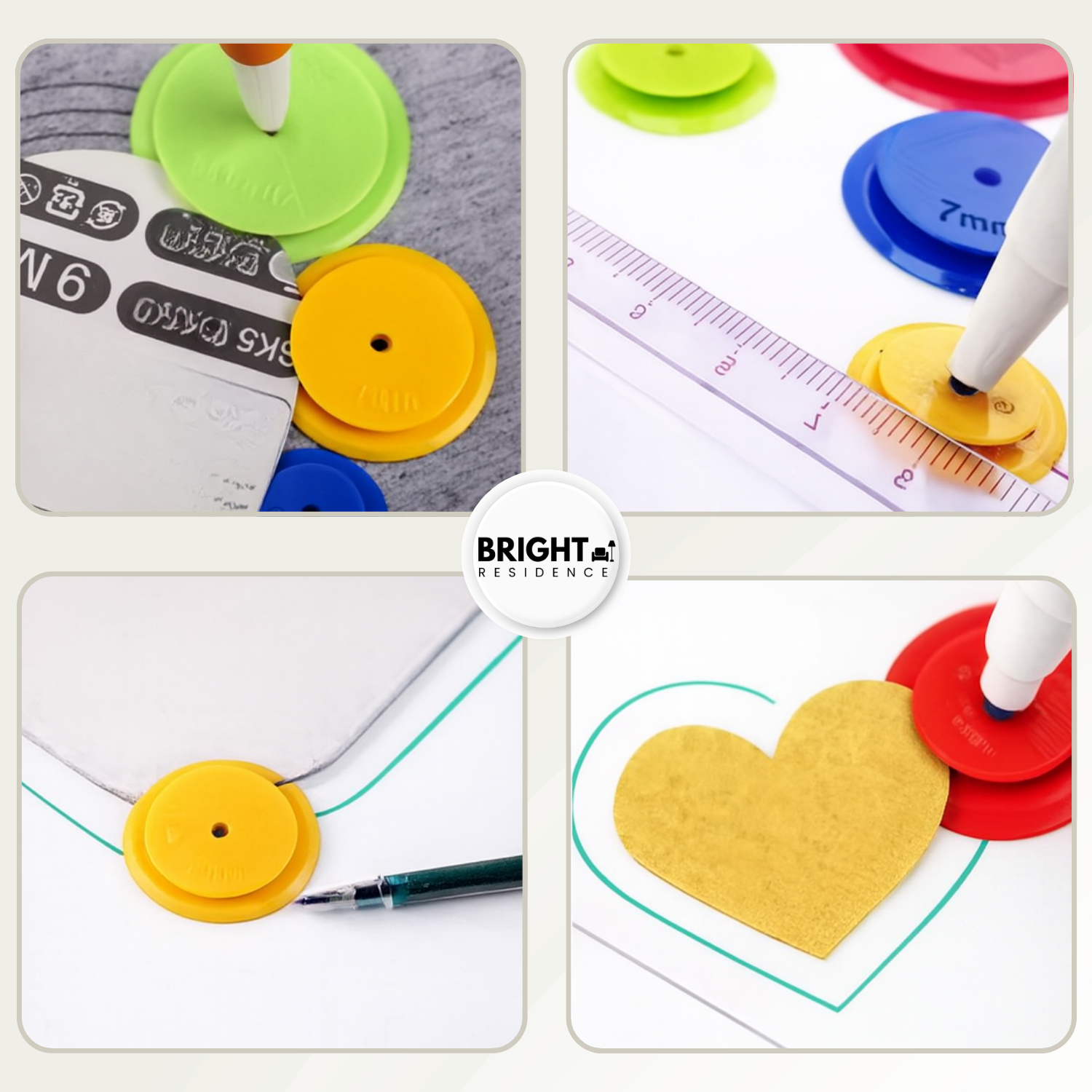 Tracing Wheel Set | 4 Wheel Sizes | Transfers Patterns Without Chalk | Delta