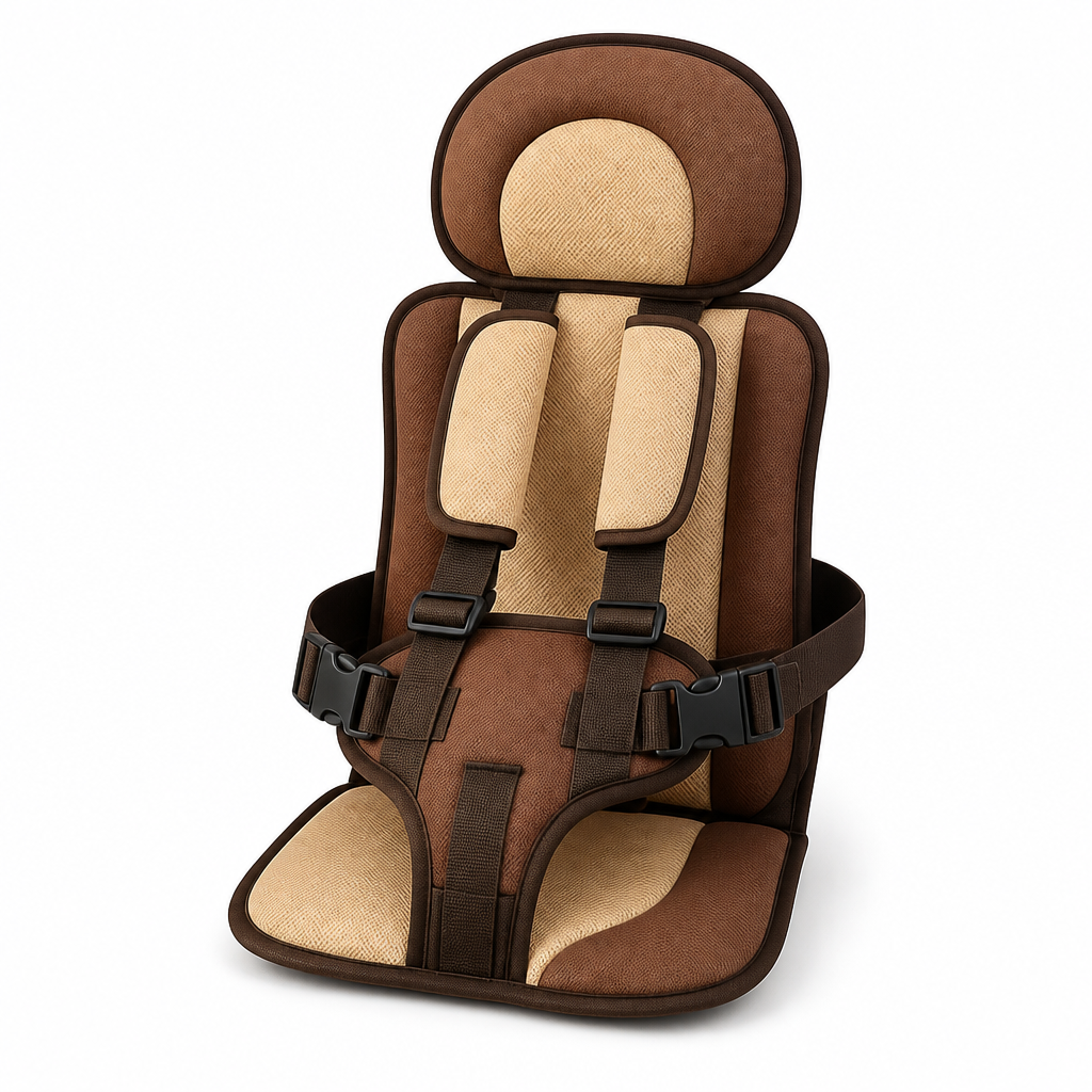 Five-Point Harness Foldable Child Travel Seat (Removable & Washable Cover)