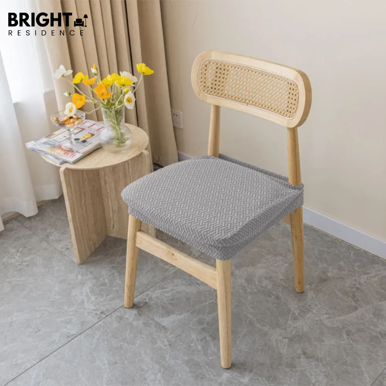 Chair Cover | Waterproof Stretch Fit | Machine Washable | Elm