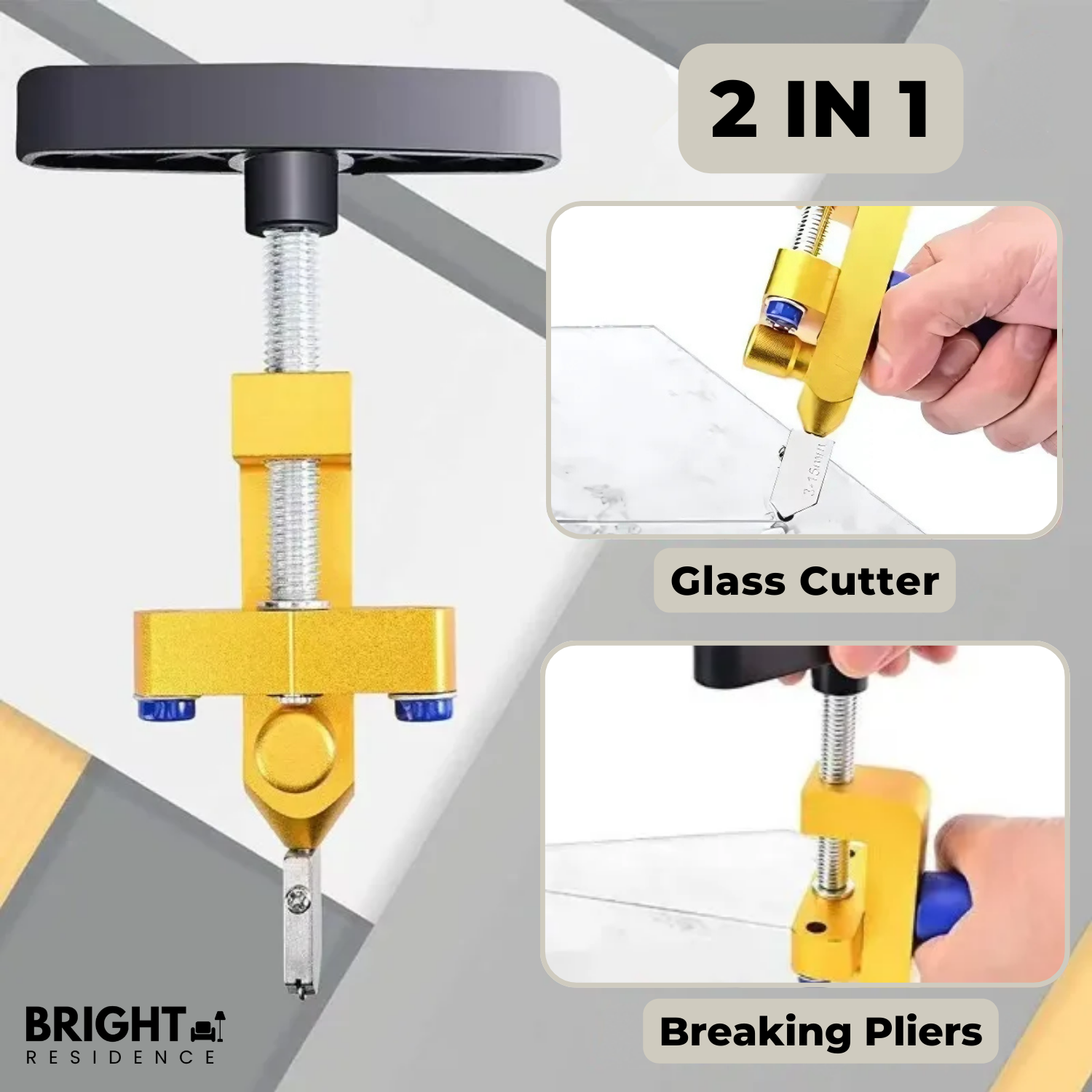 Tile Cutter | Cuts Tile Glass and Thin Metal | Ergonomic Grip | Ardent