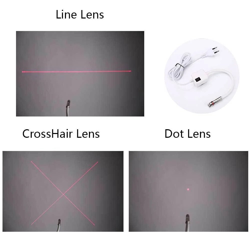 Sewing Laser Guide | Projects Dot, Line or Cross | Rechargeable | Ember