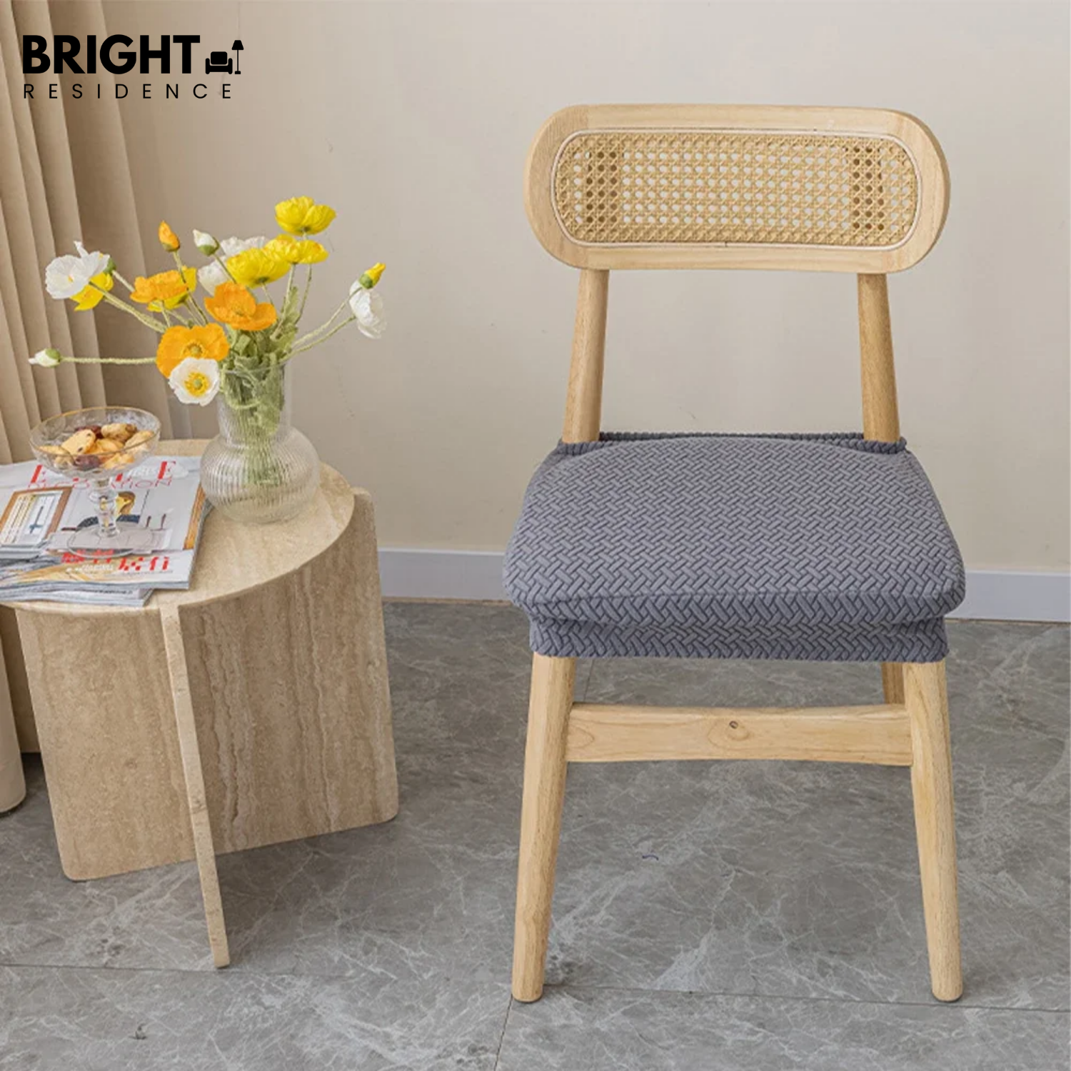 Chair Cover | Waterproof Stretch Fit | Machine Washable | Elm